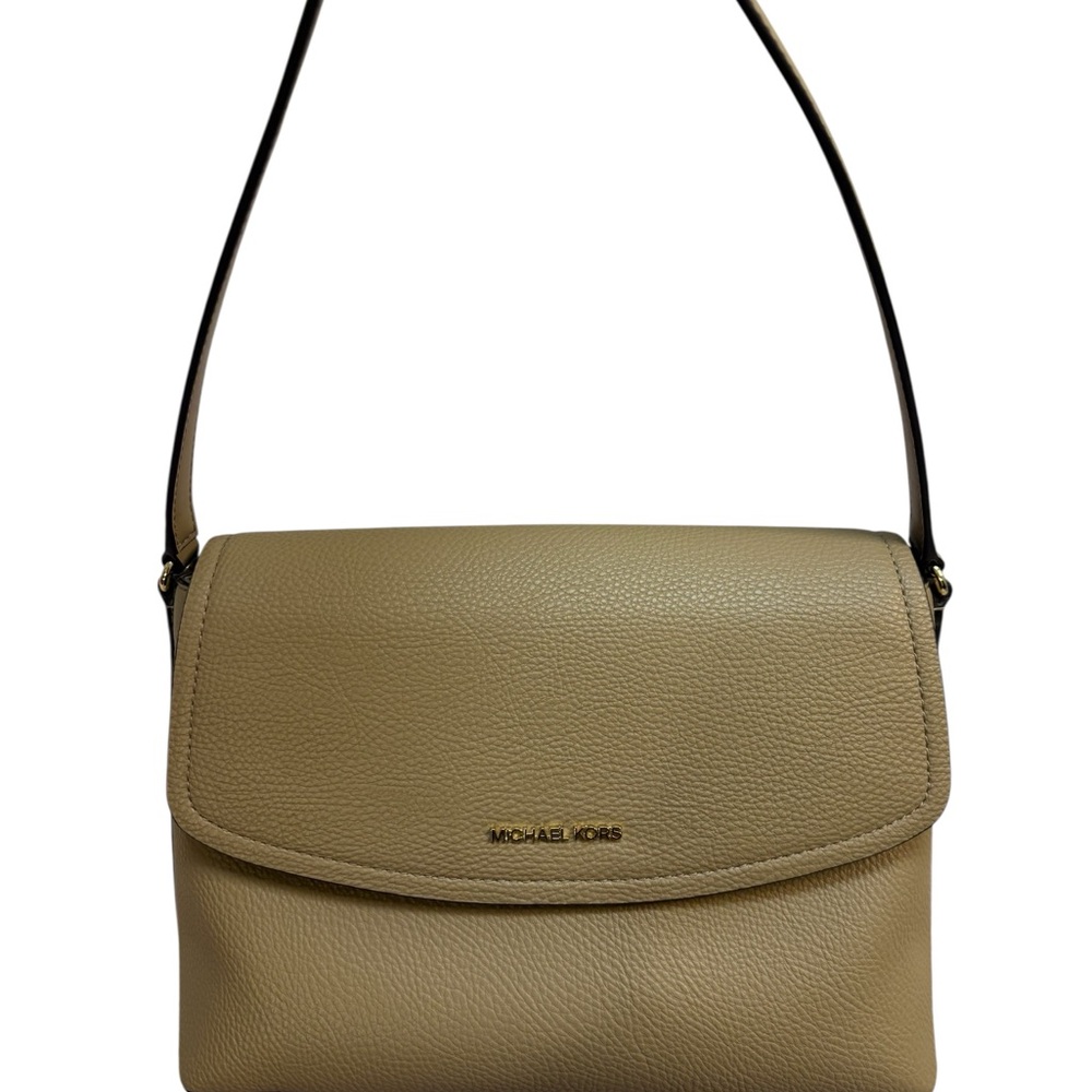 Michael Kors Beige Leather Shoulder Bag